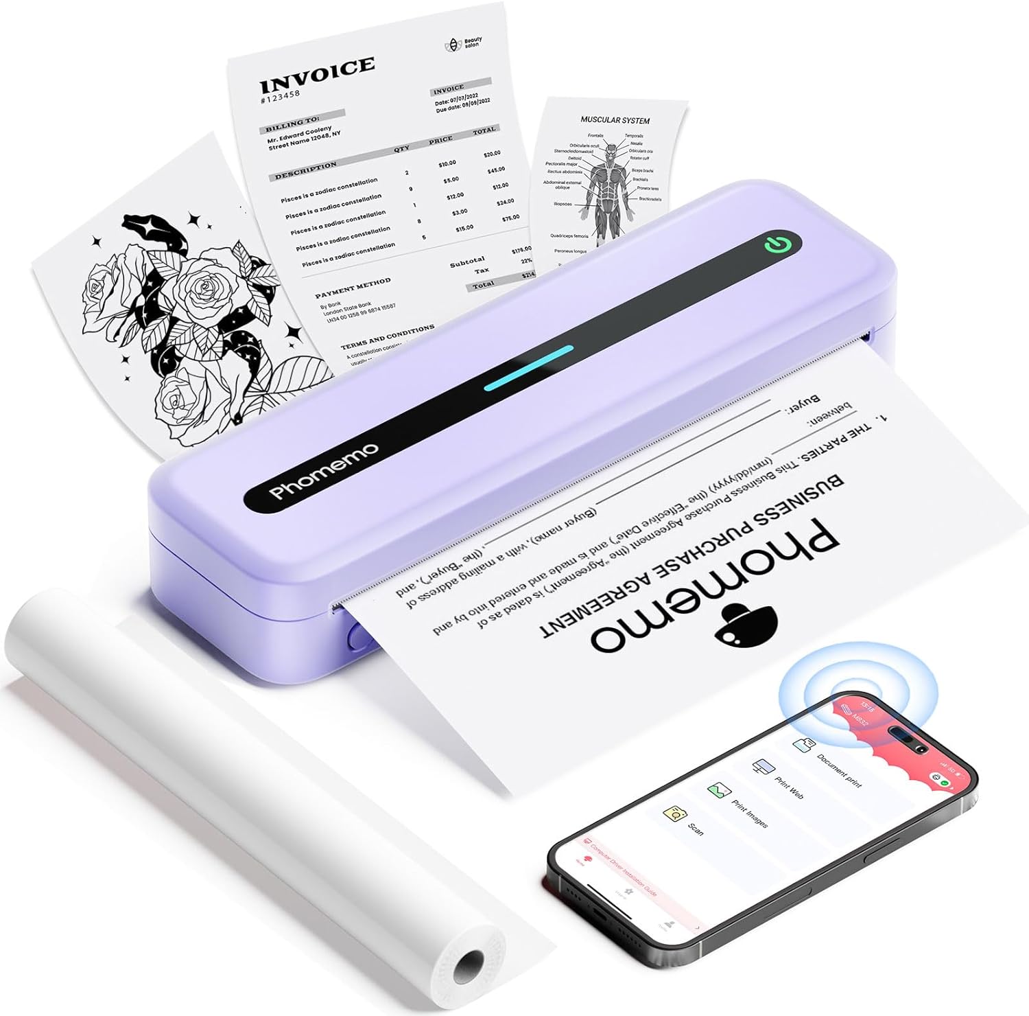 楽天市場】[レビュー特典] サーマルプリンター A4幅 モバイル