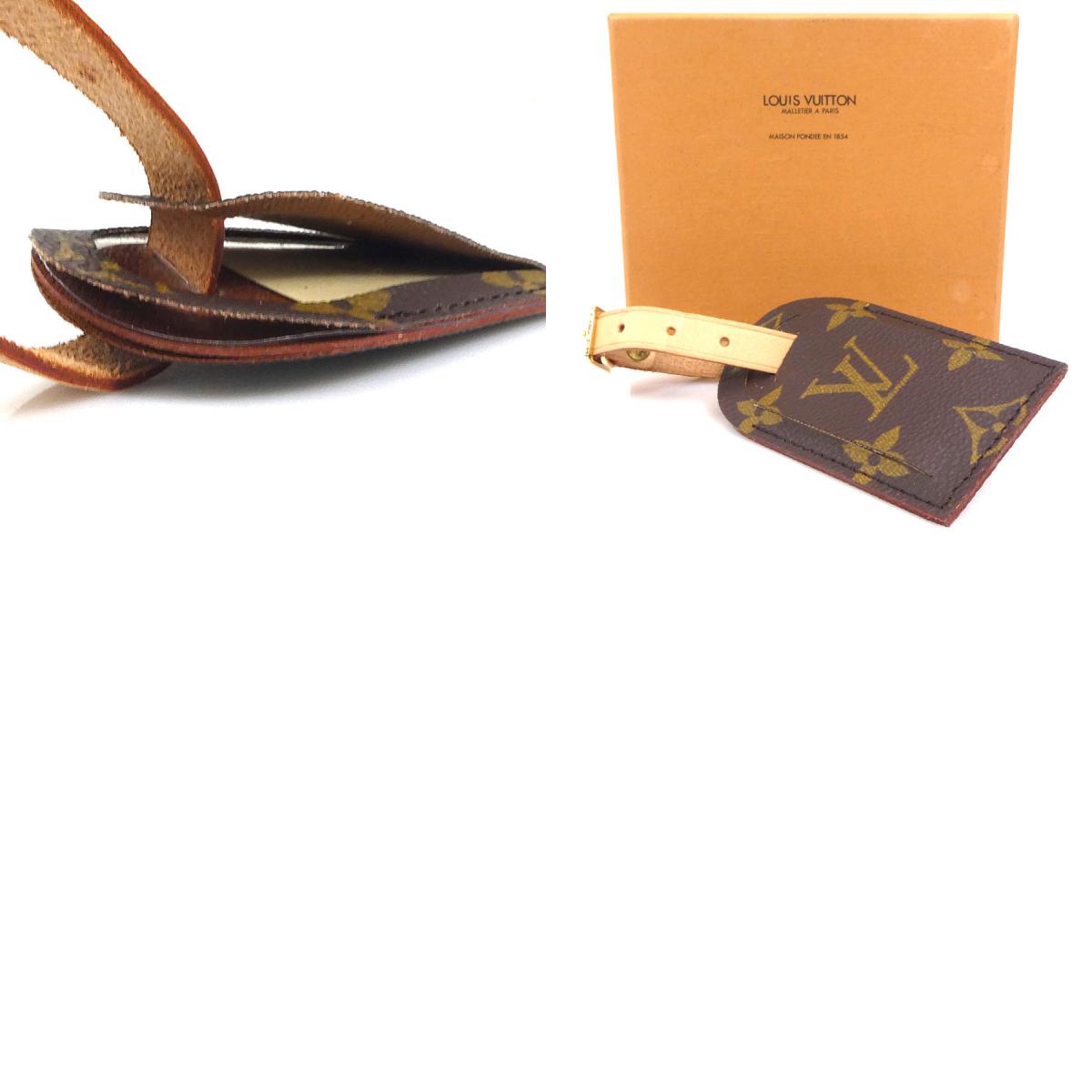 楽天市場】ルイ ヴィトン LOUIS VUITTON ネームタグ モノグラム ポルト