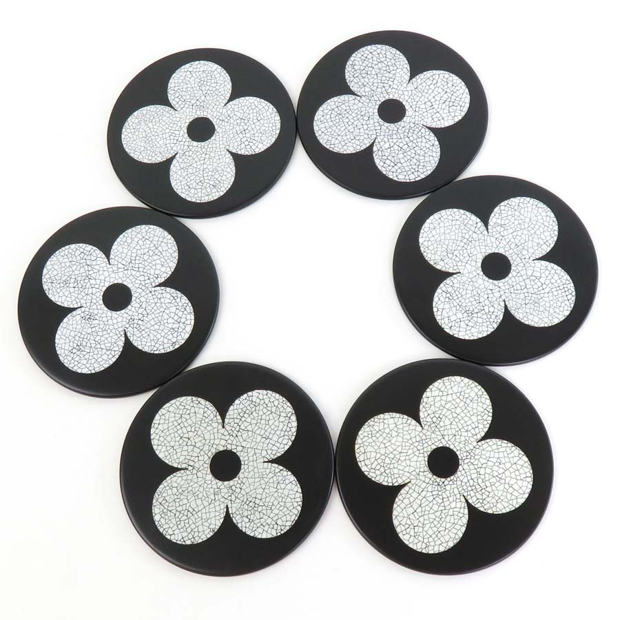 入手困難 新品 LOUIS VUITTON ルイヴィトン 漆と卵殻のコースター 入手