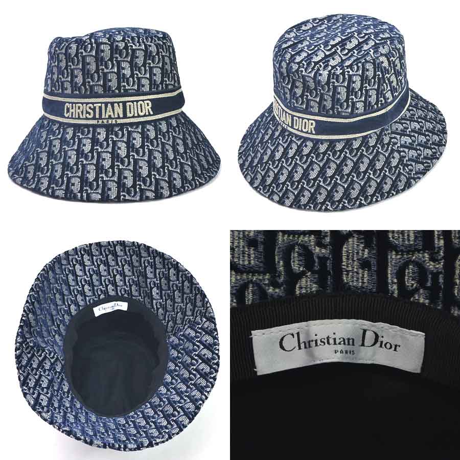 楽天市場】クリスチャンディオール 帽子 ハット D-OBLIQUE ボブハット