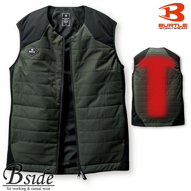 楽天市場】バートル【BURTLE】ヒーターベスト 3214 撥水・防風・ダブル