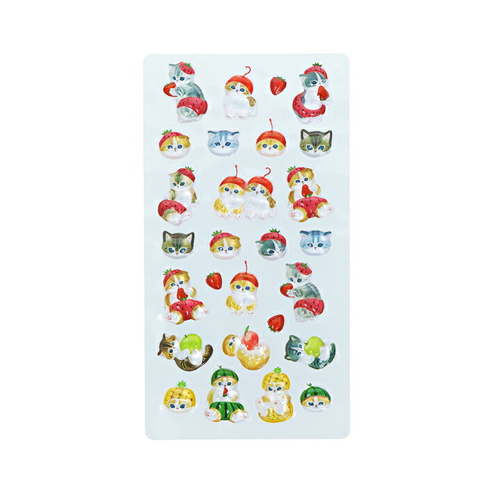 楽天市場】mofusand ボンボンドロップシール 2柄 [M便 1/6