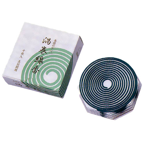 楽天市場】線香 渦巻き線香 長時間燃焼 香煙の少ない 渦巻線香（10枚入