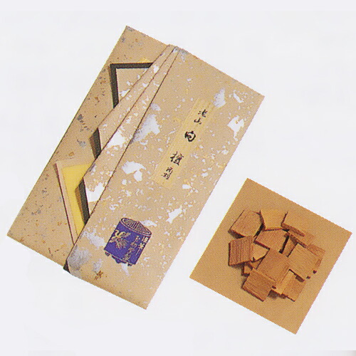 楽天市場】老山白檀 角割 7.5g (香木 角割 たとう紙包み) 玉初堂謹製