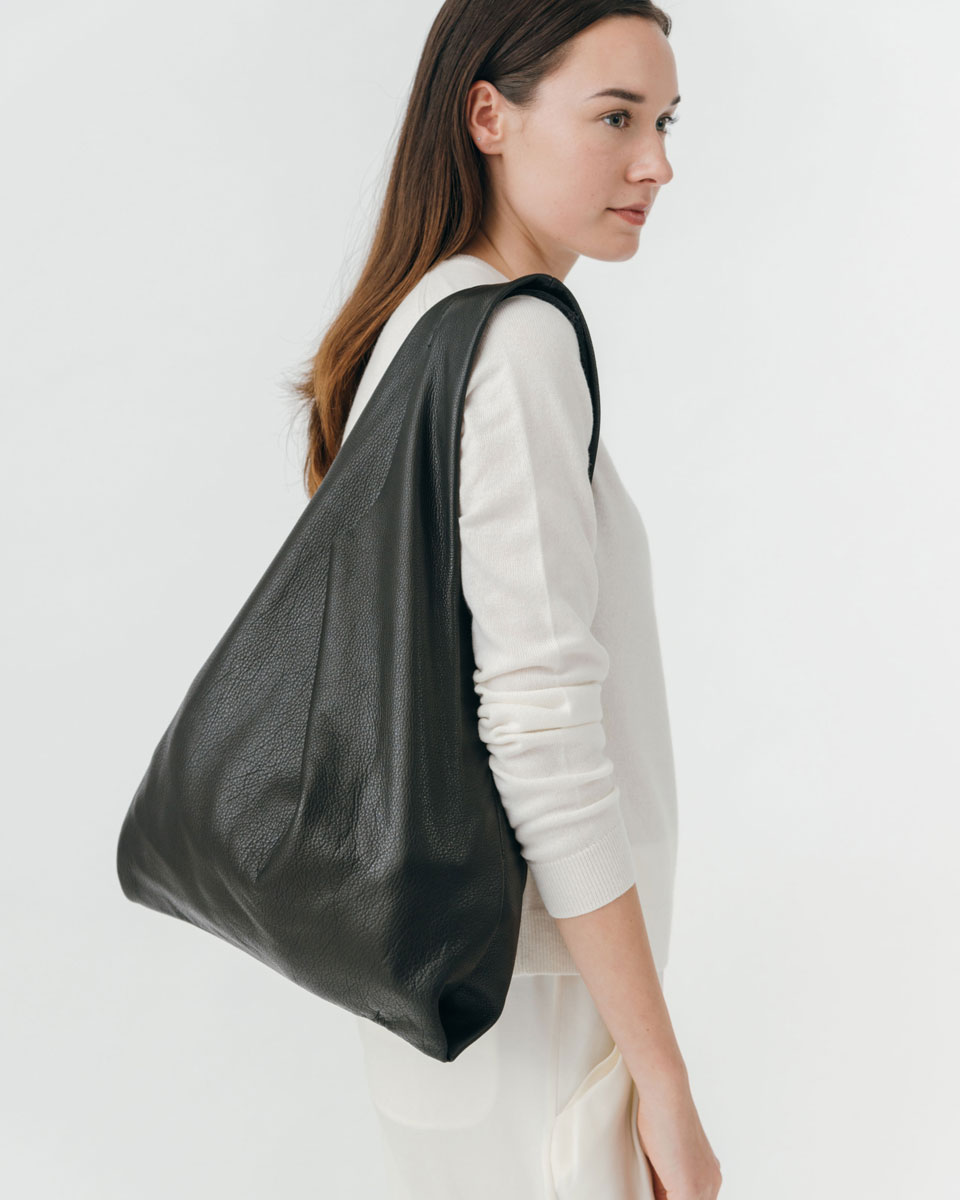 楽天市場】エコバッグ BAGGU LEATHER BAGGU バグゥ 本革 レザー