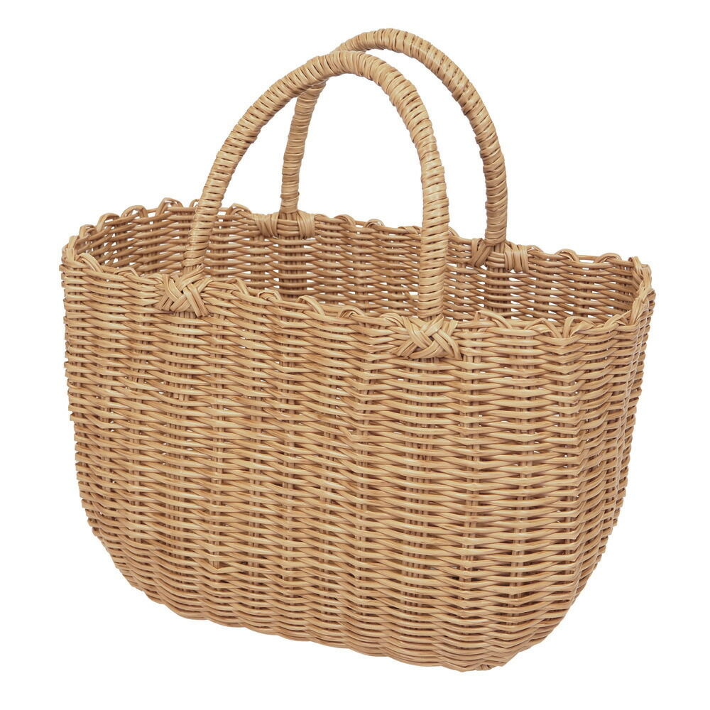 楽天市場】かごバッグ ビニール 通販 トート カゴバッグ ビニール