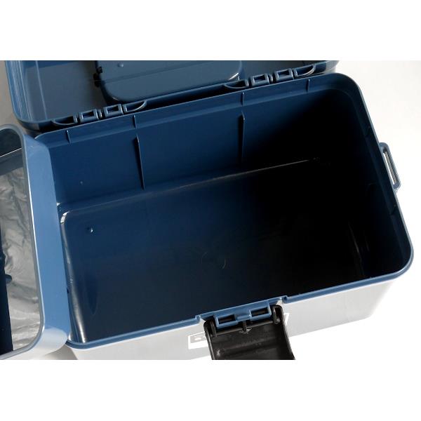 楽天市場】2段ストレージボックス ネイビー 28.7×20.4×高さ17.9cm