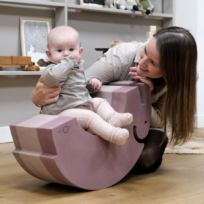 楽天市場】ボーネルンド ボブルス ゾウ｜ブルーグレー ローズ