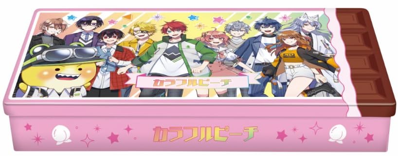 楽天市場】カラフルピーチ レクタングルチョコ缶 1個 からぴち