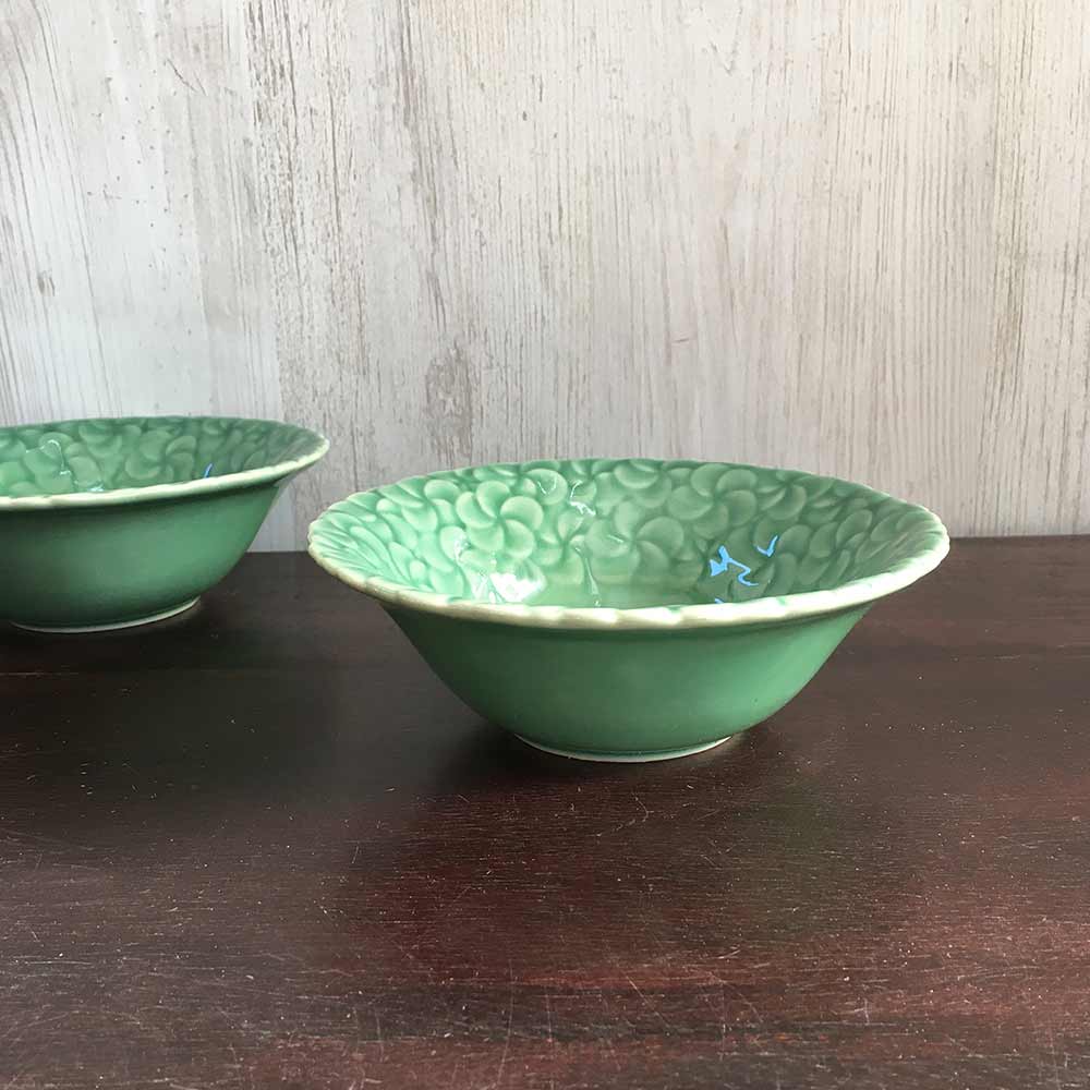 楽天市場】ジェンガラ サラダボウル セット 2個1セット 青緑 白