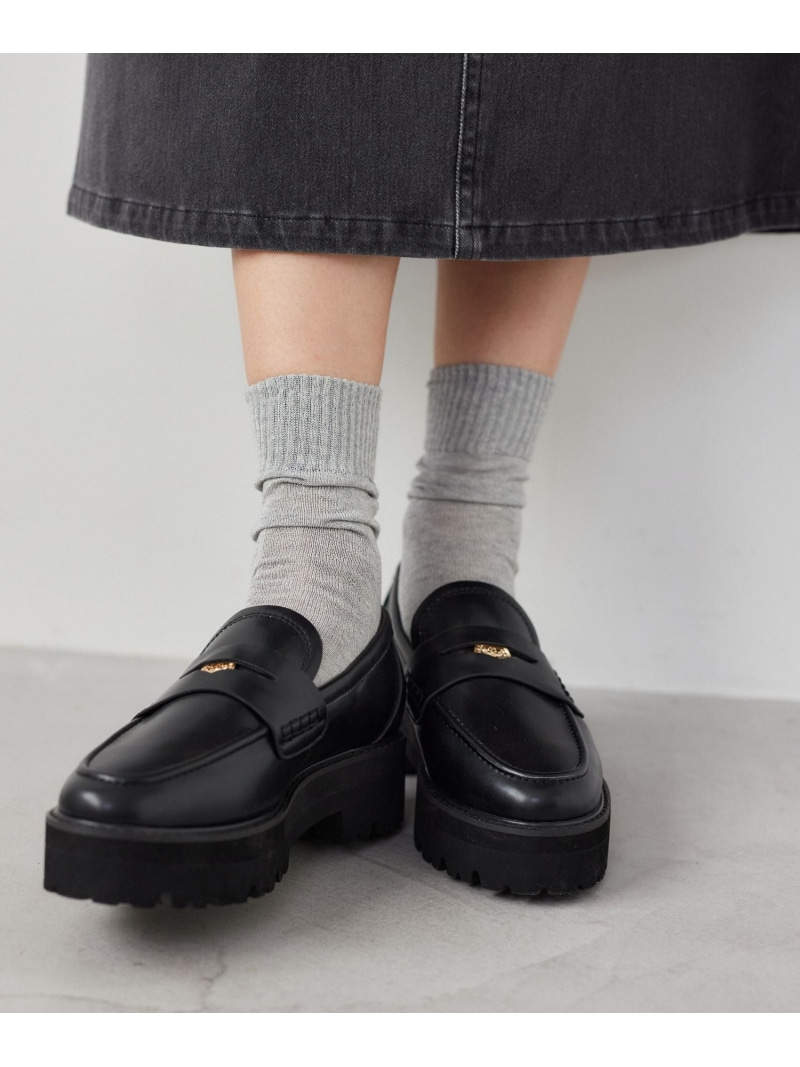 楽天市場】【SALE／50%OFF】厚底コインローファー【Mazell】 Mazell