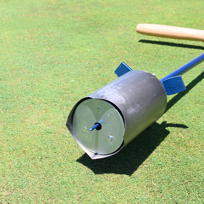 楽天市場】国産ホールカッター センタースパイク付 ゴルフ場