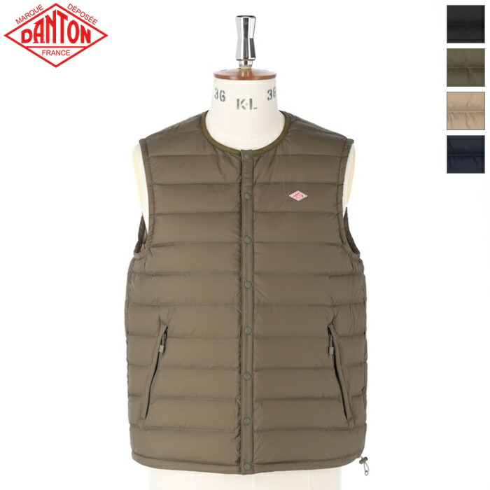 楽天市場】DANTON ダントン メンズ クルーネック インナー ダウン