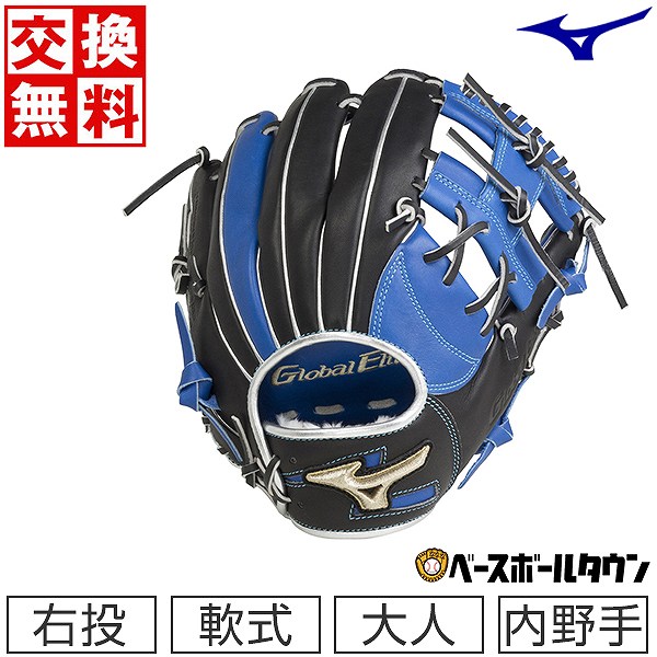 楽天市場】交換送料無料 グローブ ミズノ MIZUNO 軟式用 グローバル