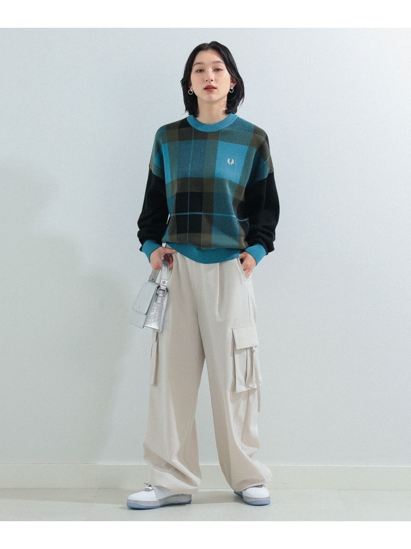 楽天市場】FRED PERRY * Ray BEAMS / 別注 タータンチェック ニット