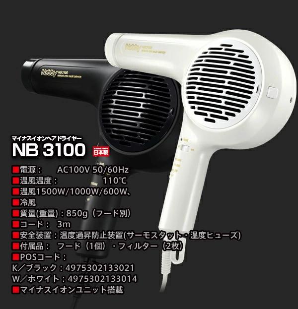 楽天市場】【正規品】 Nobby（ノビー）NB3100 ブラック ヘアー