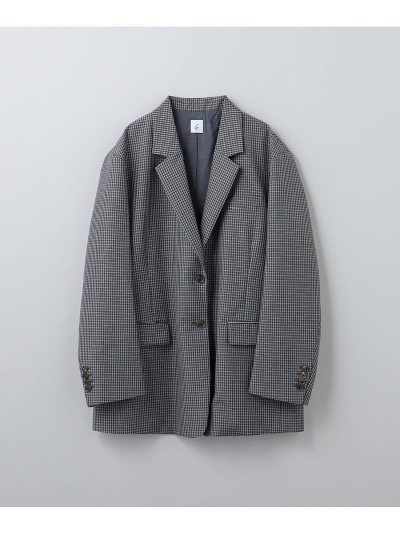 楽天市場】＜6(ROKU)＞チェック ビッグ ジャケット 6(ROKU