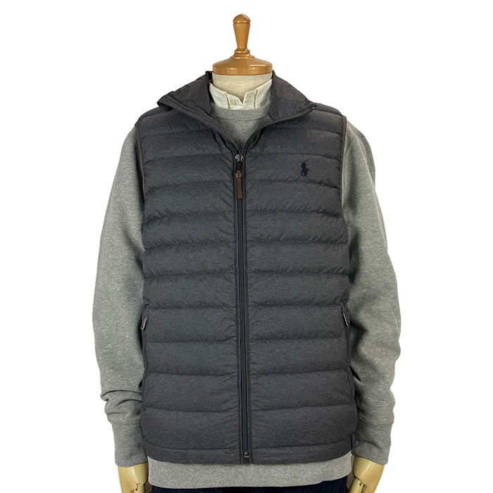 楽天市場】ラルフローレン POLO Ralph Lauren ダウン ベスト グレー