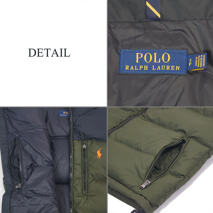 楽天市場】ラルフローレン POLO Ralph Lauren ツートン ダウン ベスト
