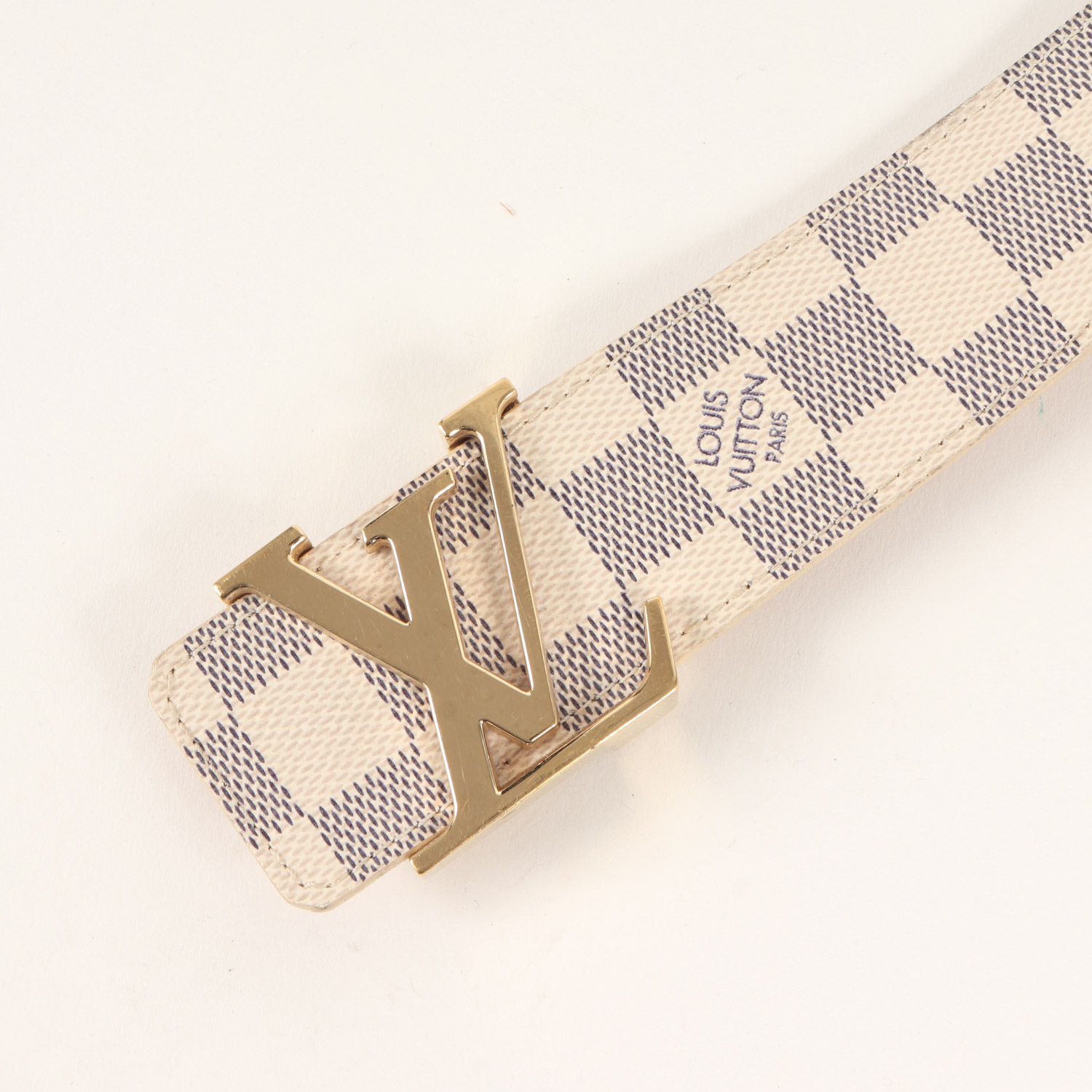 楽天市場】LOUIS VUITTON ルイヴィトン ベルト サイズ:85(34) ダミエ