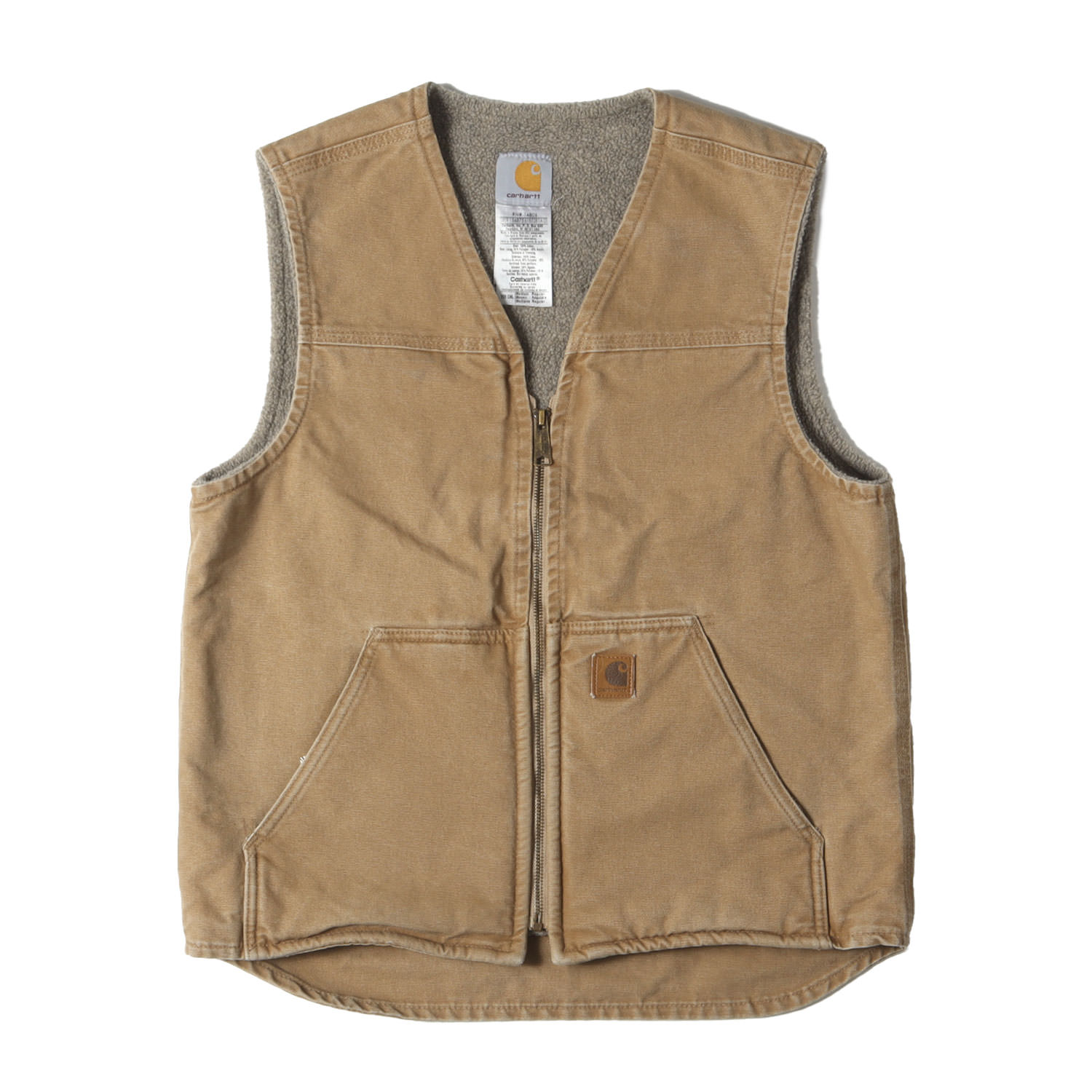 楽天市場】Carhartt カーハート ベスト サイズ:M 00s 裏ボア ブラウン