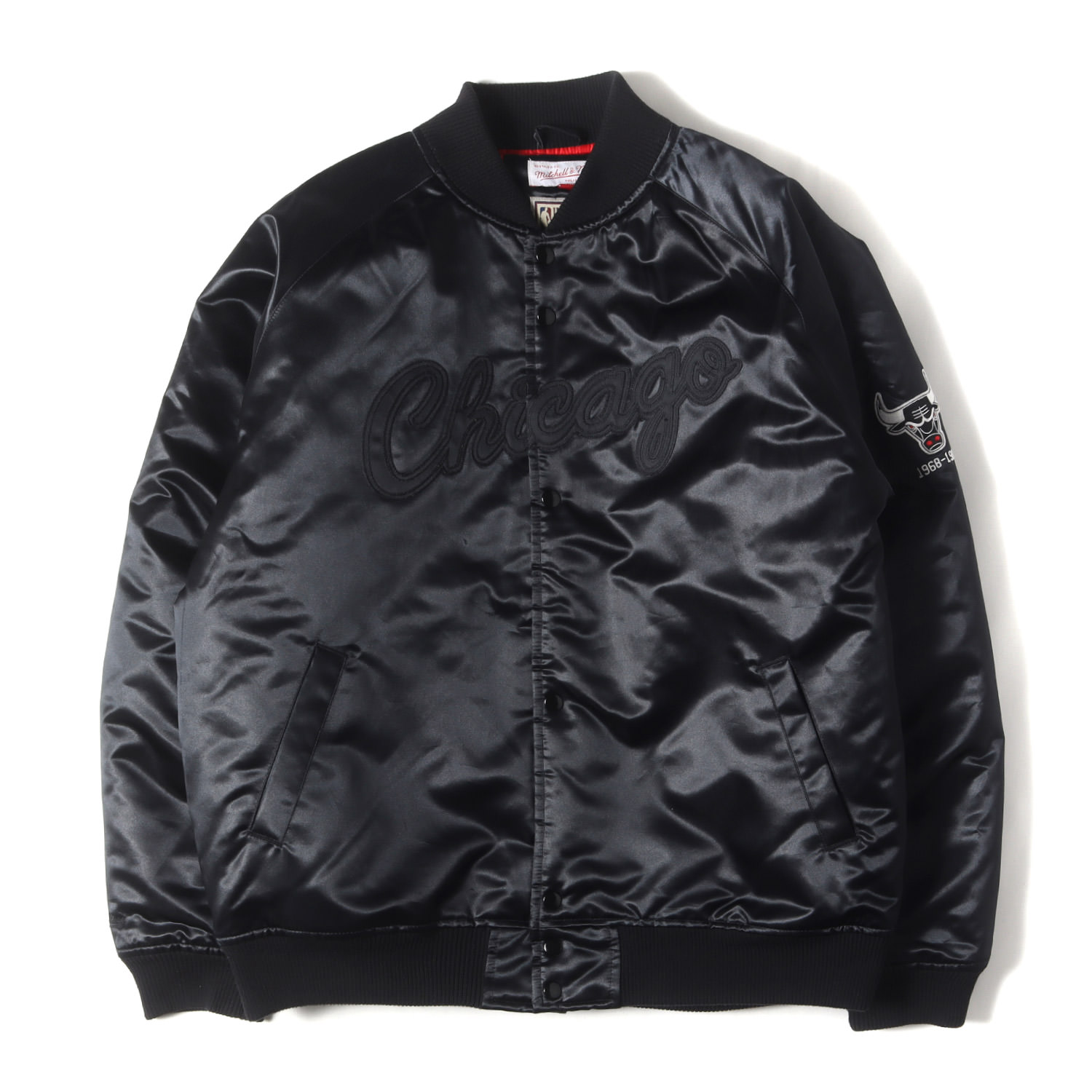 楽天市場】chicago bulls スタジャン（カラーブラック）の通販