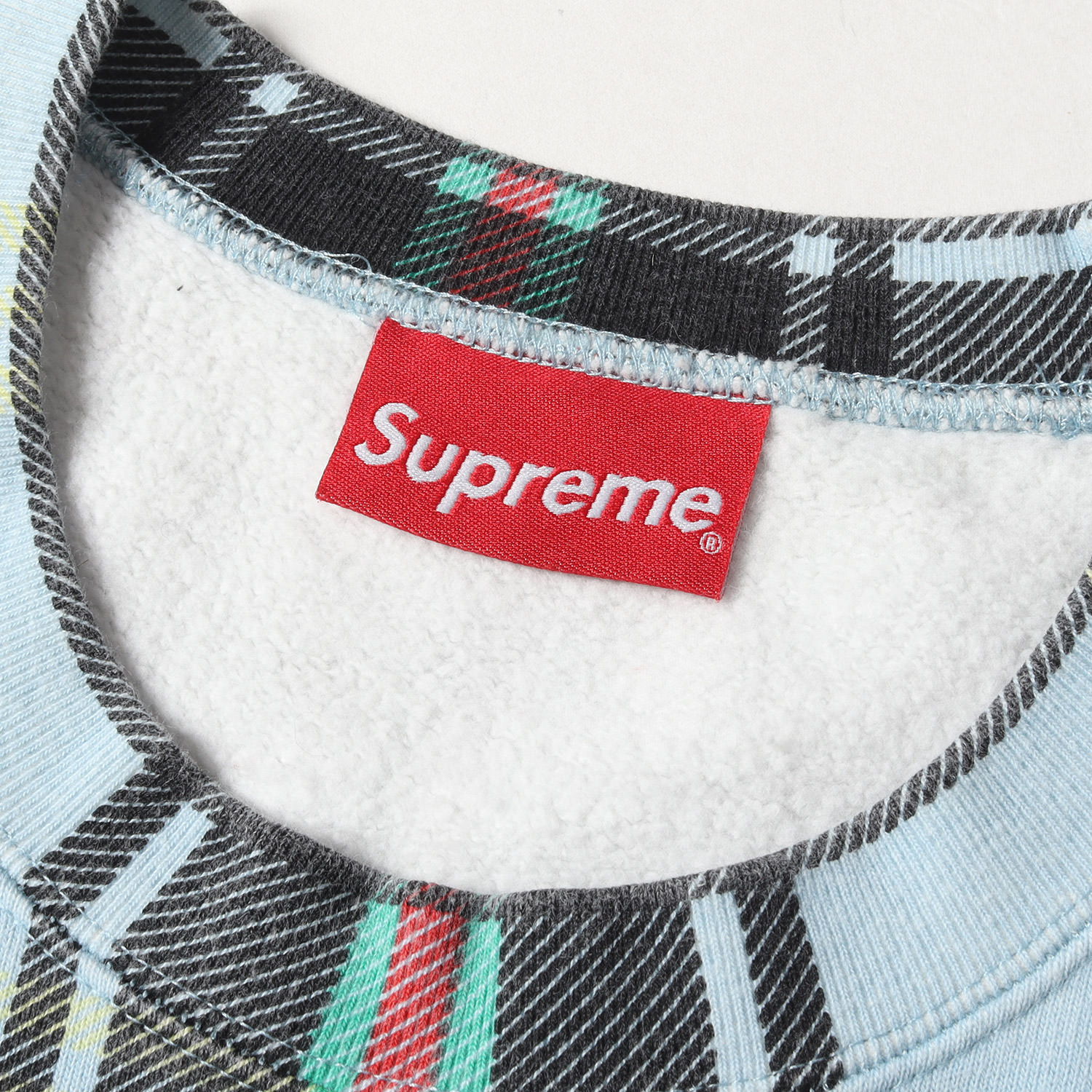 楽天市場】Supreme シュプリーム スウェット クラシックロゴ タータン