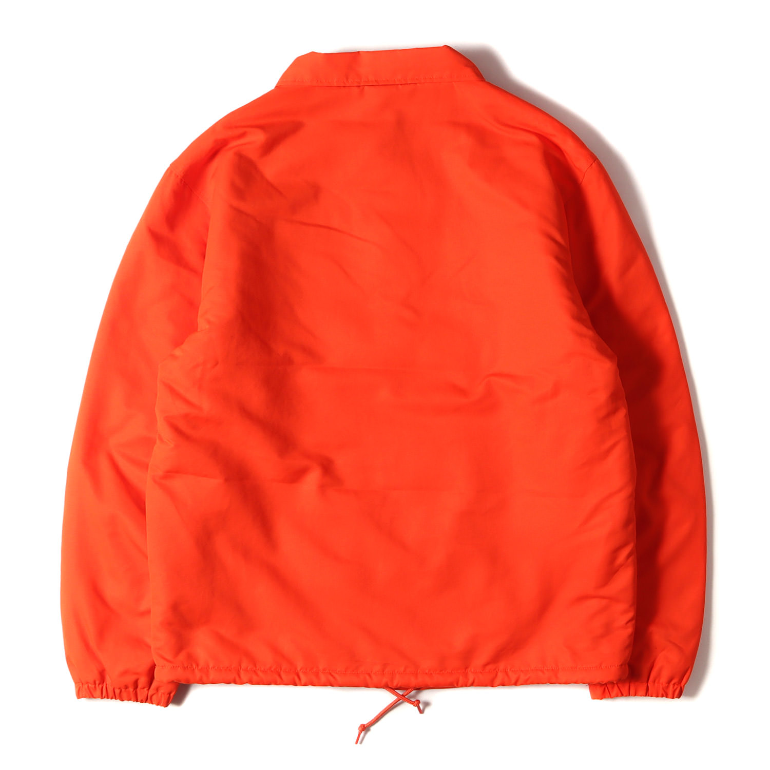 XLARGEギャルヒップビッグプリントくすみオレンジ裏ボアコーチ