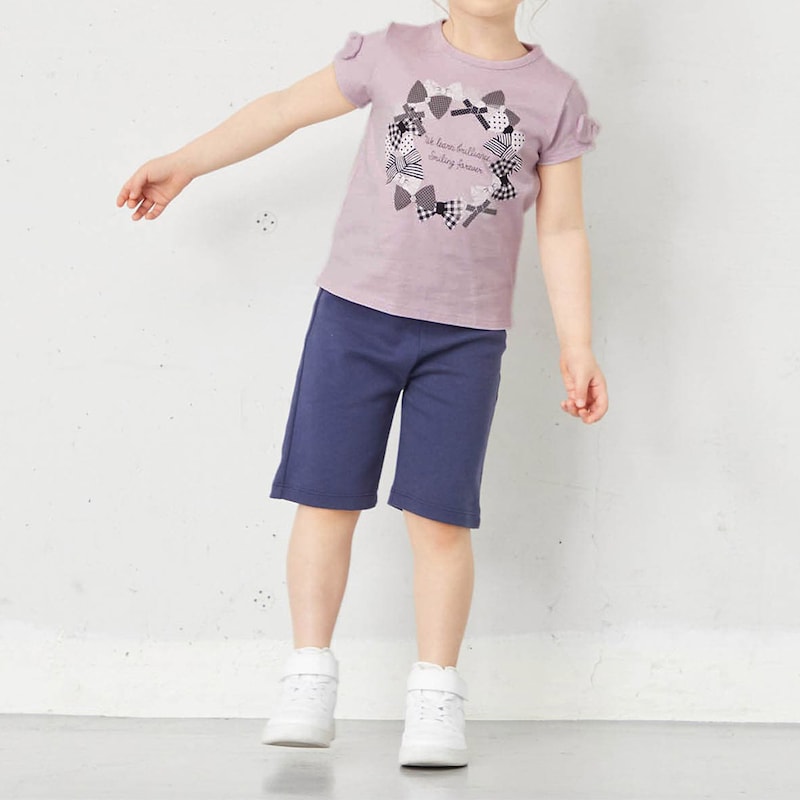 楽天市場】【ジータ/GITA】 袖リボン 半袖 プリント Tシャツ ◇ 140