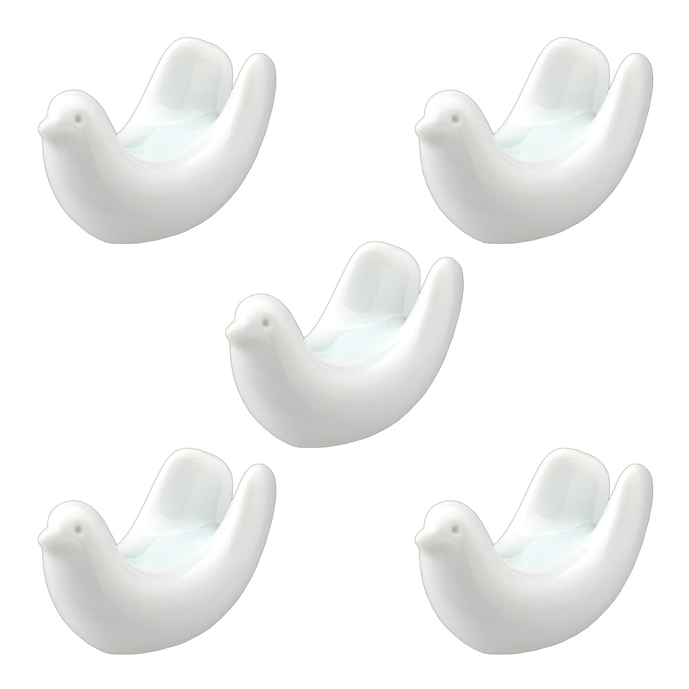 楽天市場】白山陶器 とり形 箸置き 5客セット : ベルセーブ