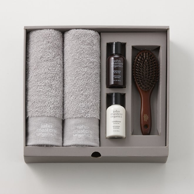 ジョンマスターオーガニック ヘアミルク & コンボパドルブラシ ギフト