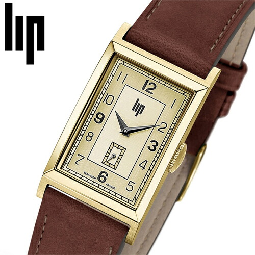 週末限定 リップ チャーチル T18 ゴールド ブラウン レザー LIP