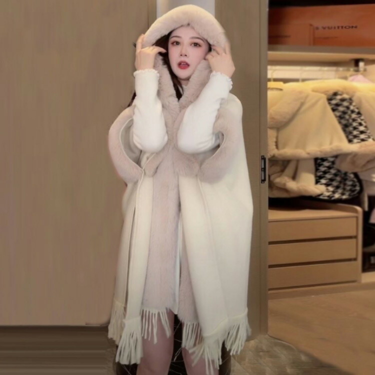 楽天市場】ポンチョ ケープコート ポンチョ風 コート マント