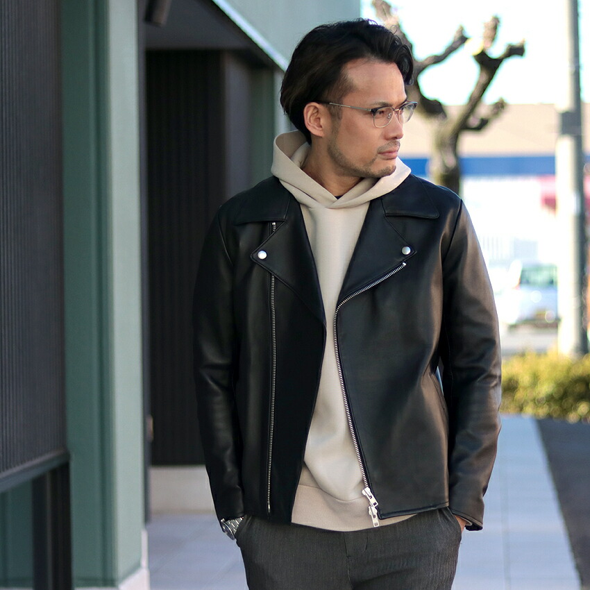 楽天市場】Benshuna オリジナル レザージャケット TYPE: ダブル