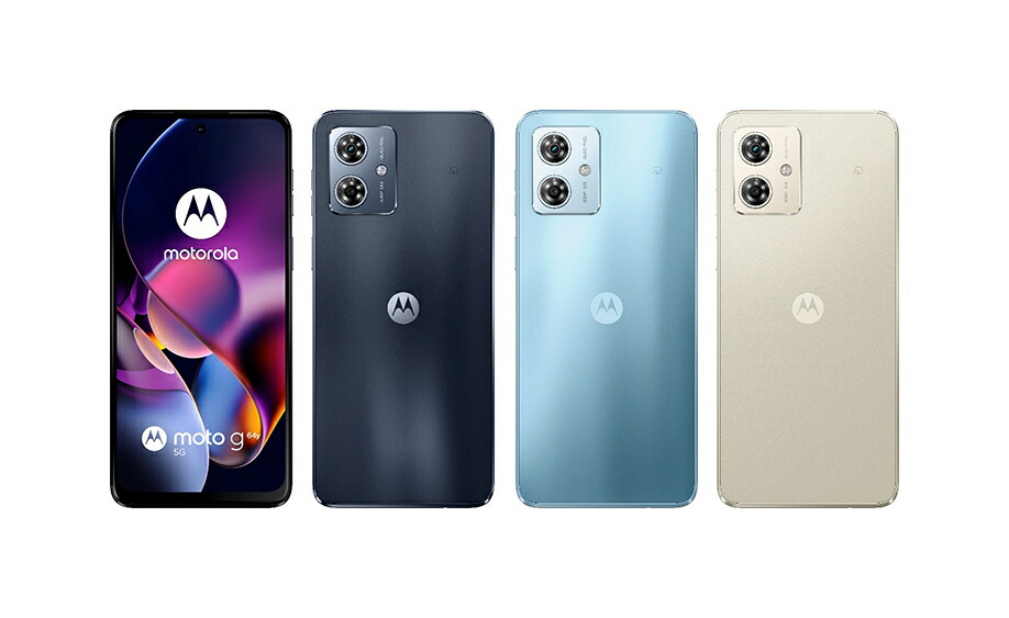 楽天市場】[国内版SIMフリー][未使用品] モトローラ moto g64y 5G