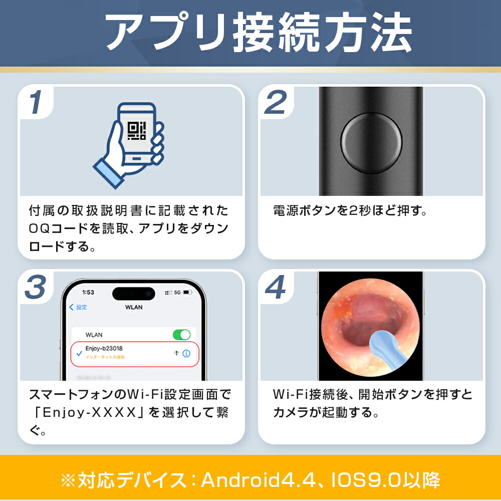 楽天市場】【今なら限定価格1,880円！さらにP5倍！】 耳かき カメラ