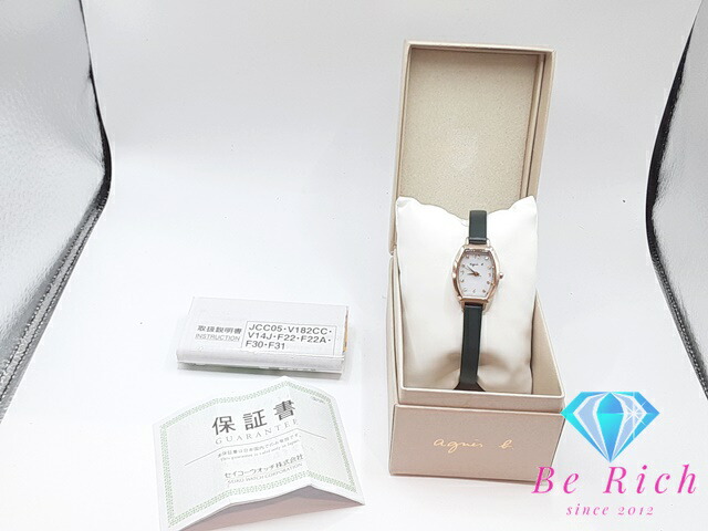 楽天市場】美品 アニエスベー agnes b. ソーラー レディース 腕時計