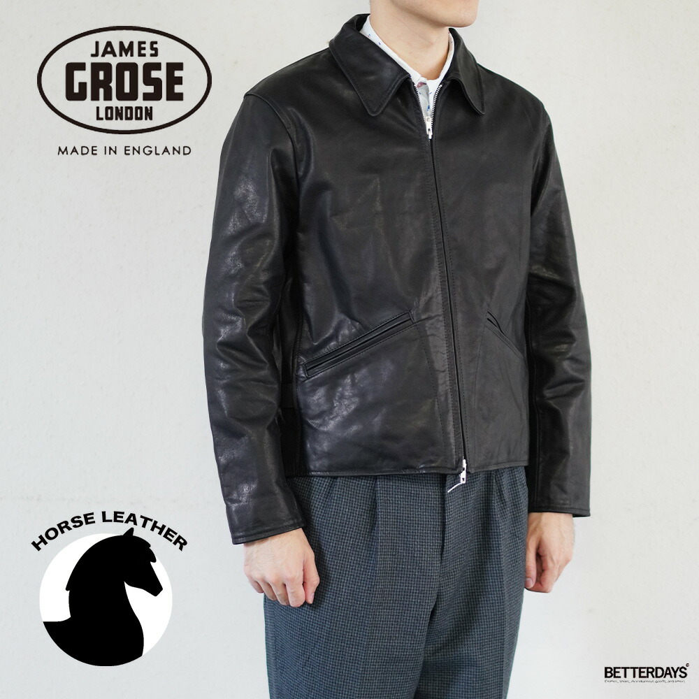 楽天市場】【26AW予約】CARLTON JAMES GROSE HORSE LEATHER ライダース