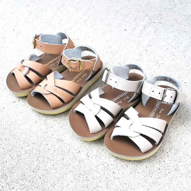 楽天市場】サンダル キッズ ジュニア ソルトウォーター スイマーレザー