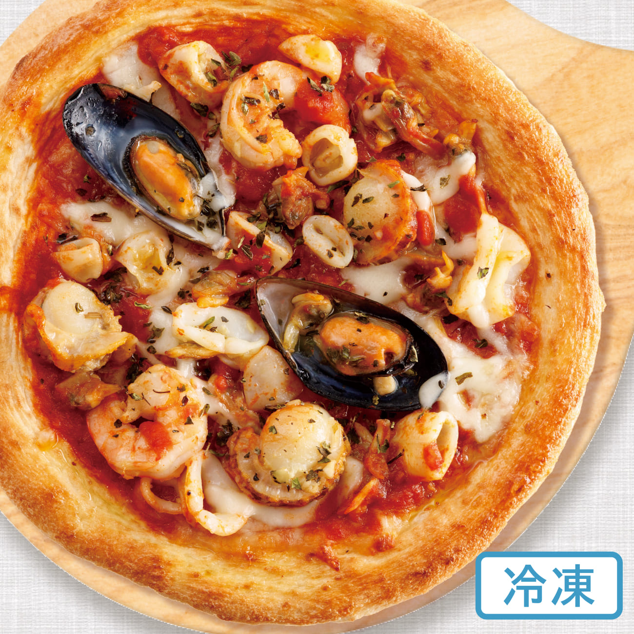 楽天市場】【送料無料】【ナポリ風ピザ】「5種の魚介トマトソース