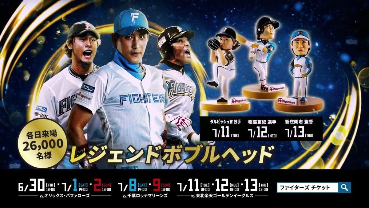 楽天市場】北海道日本ハムファイターズ ボブルヘッド（フィギュア