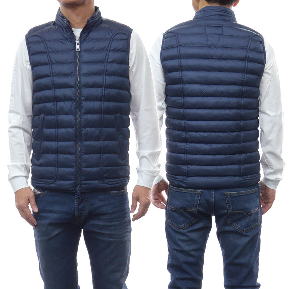 楽天市場】DIESEL ディーゼル メンズ ダウンベスト A10693 0BHAZ W