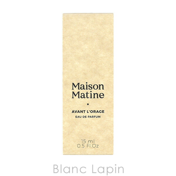 楽天市場】メゾンマティン MAISON MATINE アバンロラージュ EDP 15ml