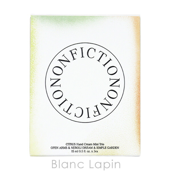 楽天市場】ノンフィクション NONFICTION シトラスハンドクリームミニ