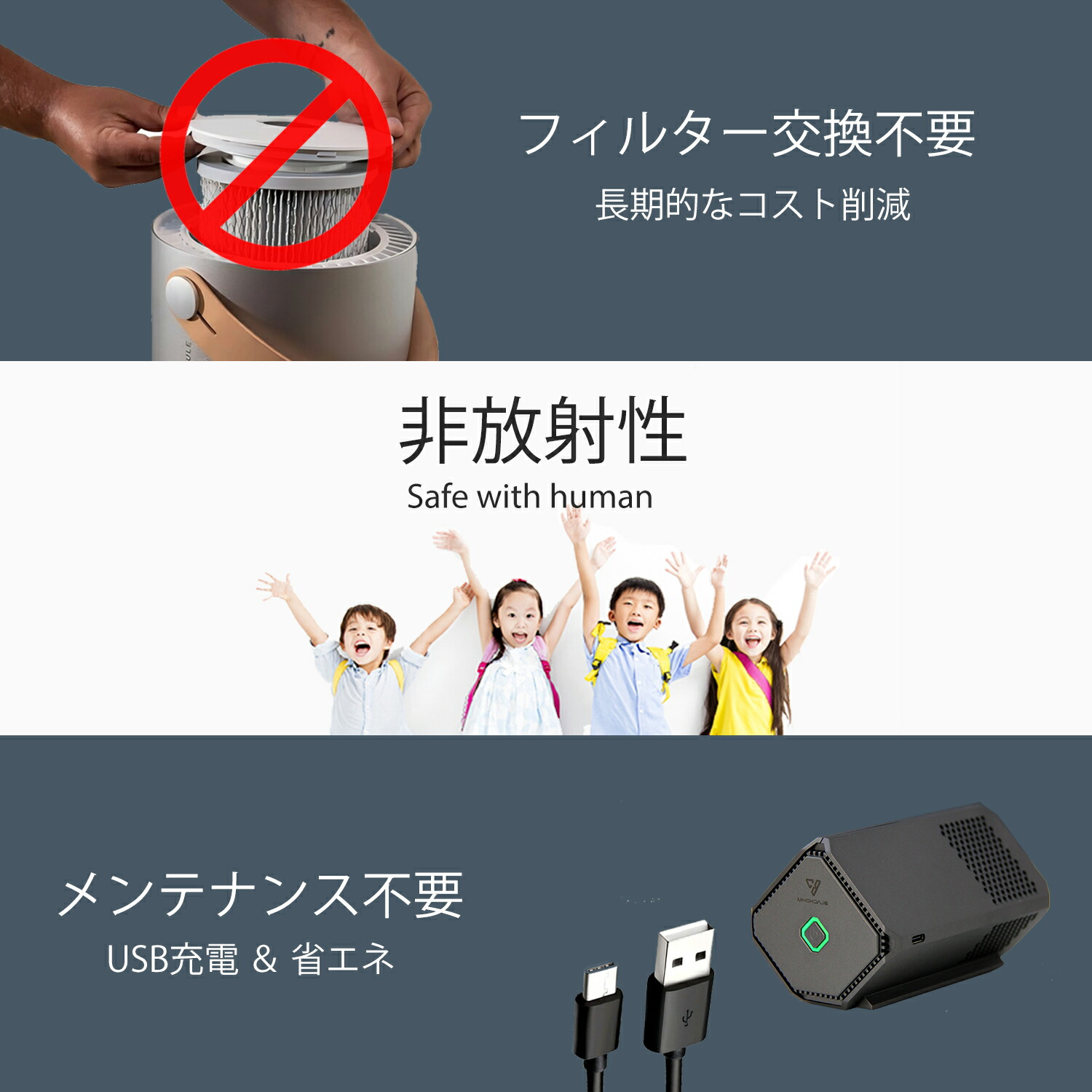 楽天市場】プラズマ 空気清浄機 イオン発生機 車載用 イオン発生器