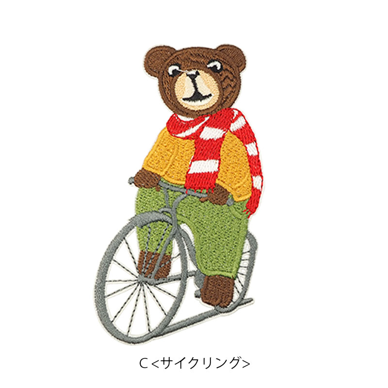 楽天市場】ワッペン 刺繍 くま アイロン接着 縫い付け 大きめ 大人向け