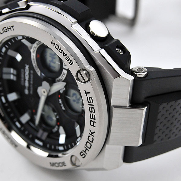 楽天市場】G-SHOCK 電波 ソーラー 電波時計 GST-W110-1AJF G-STEEL