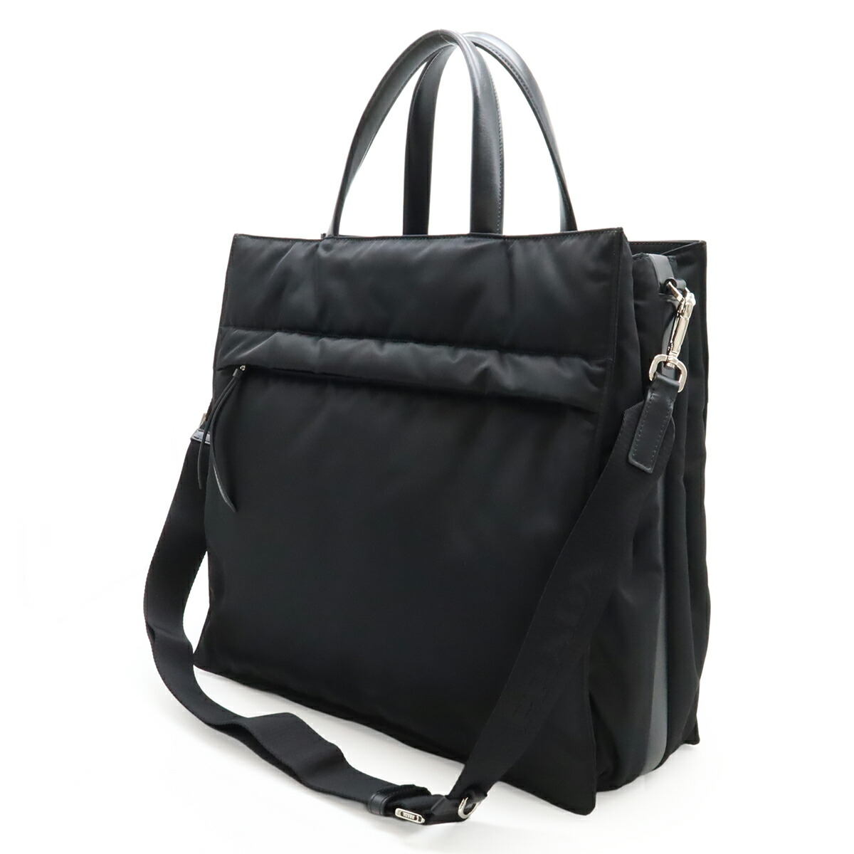 楽天市場】PRADA プラダ TESSUTO+VITELLO テスート トライアングルロゴ