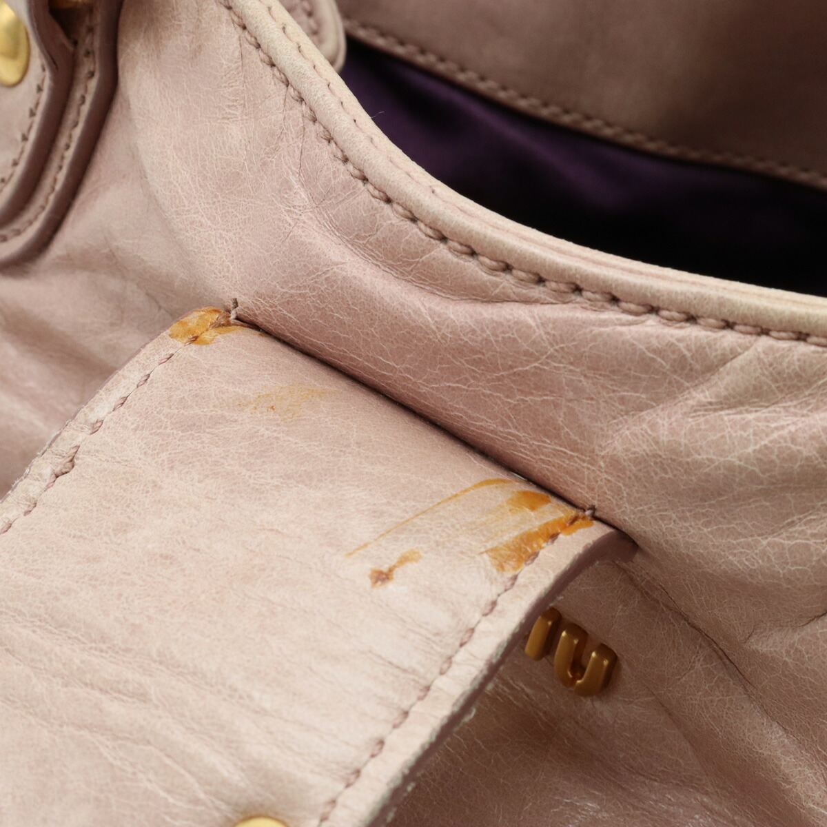 楽天市場】【バッグ】Miu Miu ミュウ ミュウ ミュウミュウ サイド