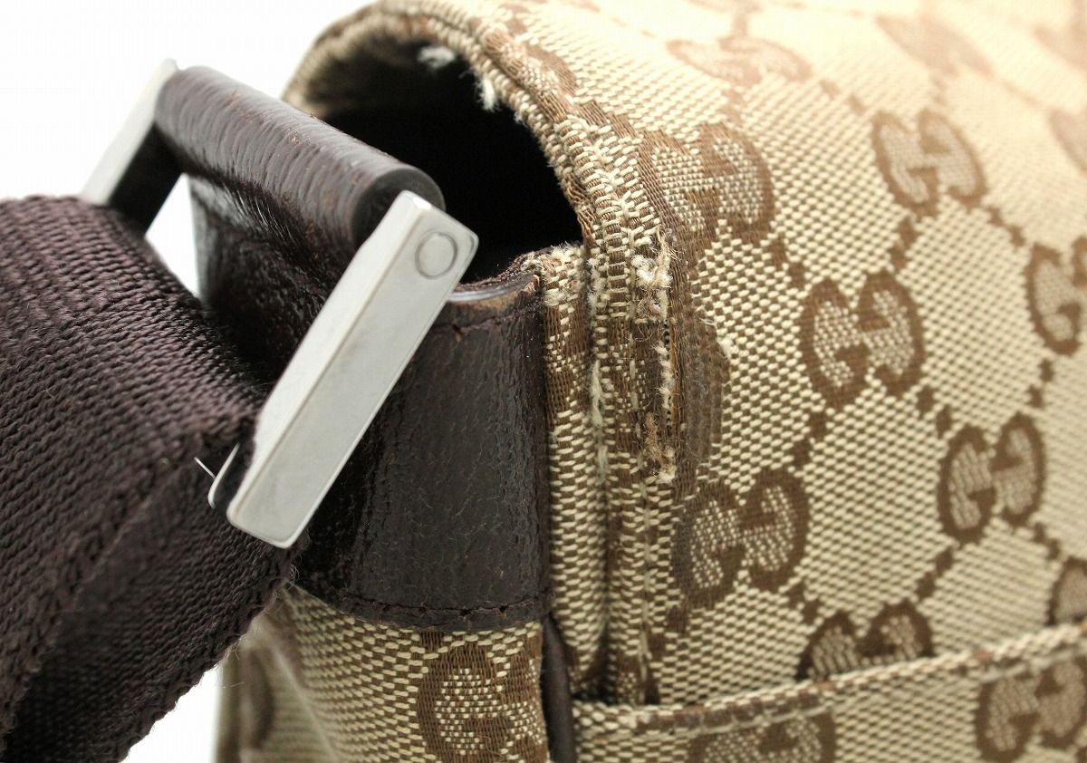 楽天市場】【バッグ】GUCCI グッチ GGキャンバス メッセンジャーバッグ